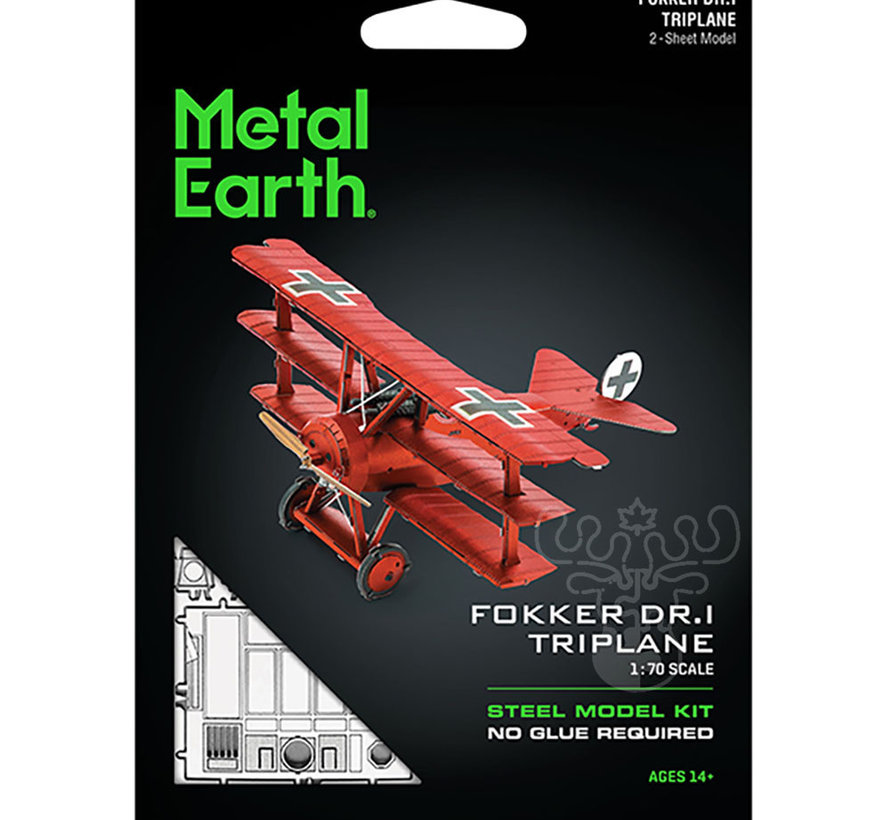 Metal Earth Fokker Dr.I Triplane Model Kit