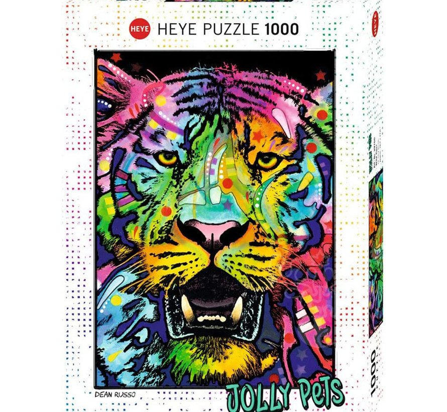 Heye Jolly Pets: Wild Tiger Puzzle 1000pcs