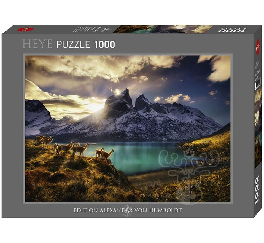 Heye Edition Alexander von Humboldt: Guanacos Puzzle 1000pcs
