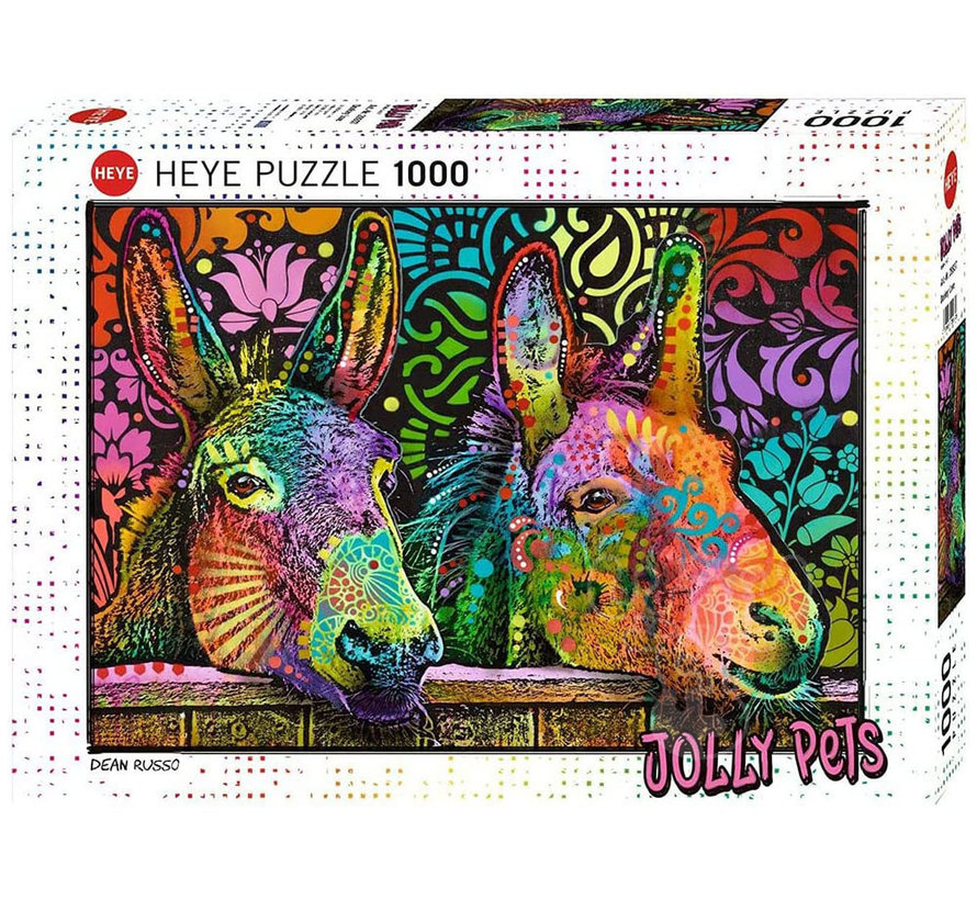 Heye Jolly Pets: Donkey Love Puzzle 1000pcs