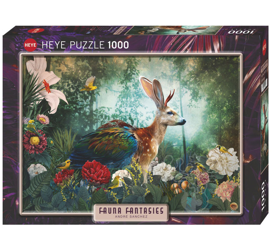Heye Fauna Fantasies: Jackalope Puzzle 1000pcs