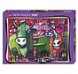 Heye Cool Cattle: Striped Cows Puzzle 1000pcs