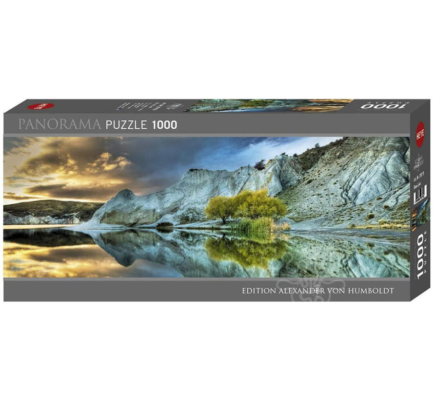 Heye Edition Alexander von Humboldt: Blue Lake Panorama Puzzle 1000pcs