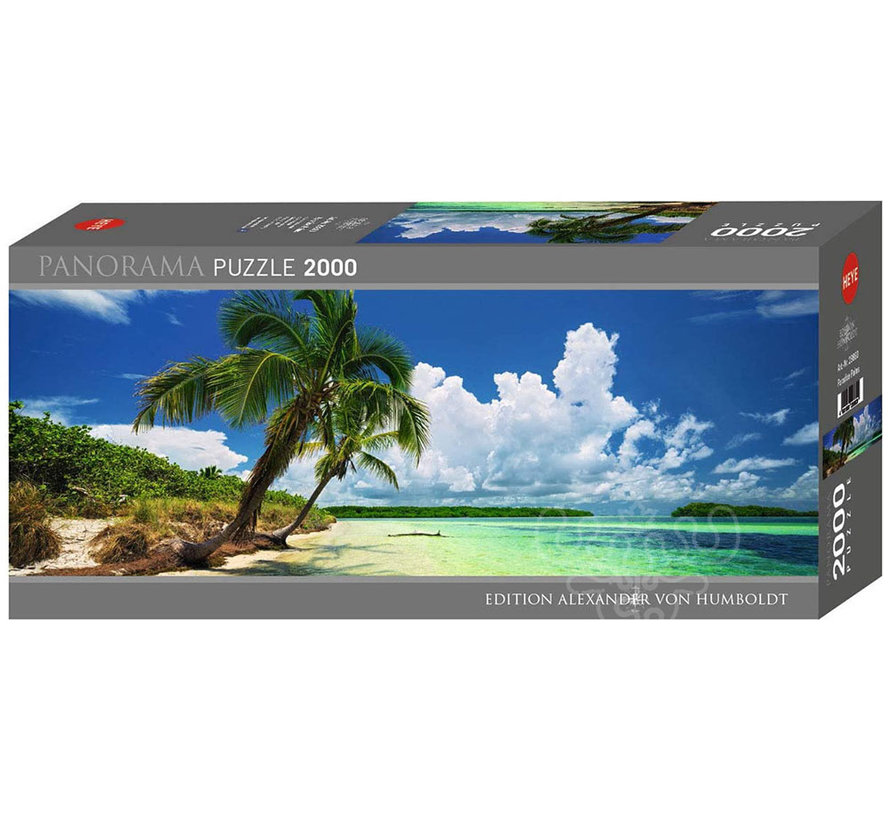 Heye Edition Alexander von Humboldt: Paradise Palm Panorama Puzzle 2000pcs