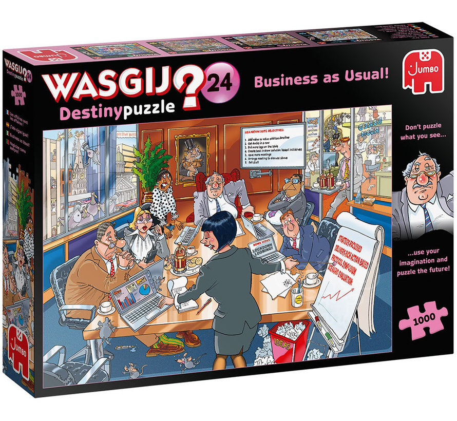 Jumbo Wasgij Destiny 24 Business As Usual Puzzle 1000pcs
