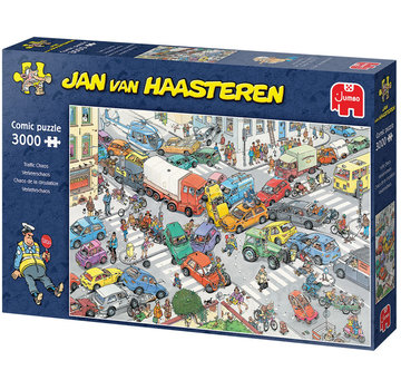 Jumbo Jumbo Jan van Haasteren - Traffic Chaos  Puzzle 3000pcs