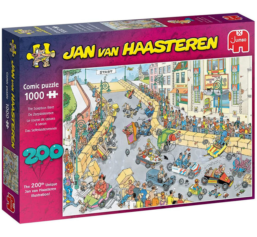 Jumbo Jan van Haasteren - The Soapbox Race Puzzle 1000pcs