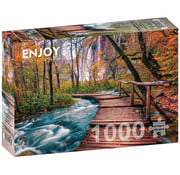 ENJOY Puzzle Enjoy Forest Stream in Plitvice, Croatia Puzzle 1000pcs