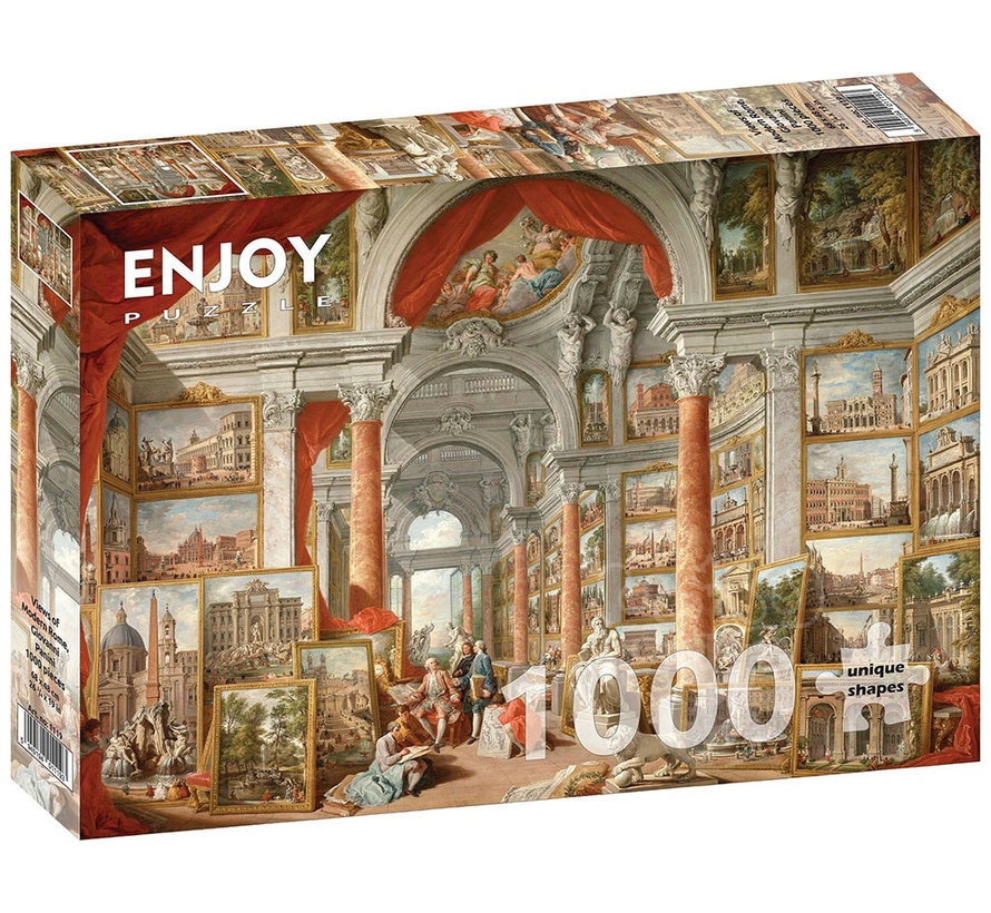 Enjoy Paolo Panini: Views of Modern Rome Puzzle 1000pcs