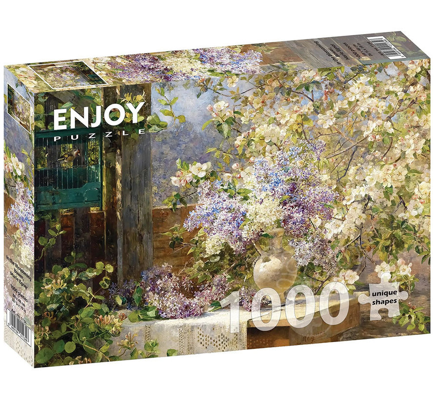 Enjoy Marie Egner: In the Blossoming Bower Puzzle 1000pcs