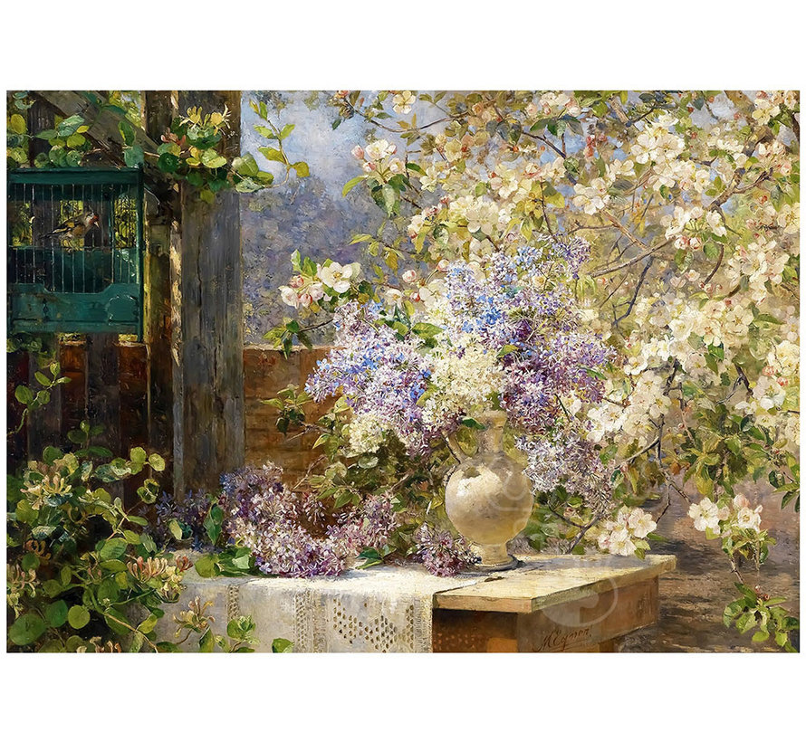 Enjoy Marie Egner: In the Blossoming Bower Puzzle 1000pcs