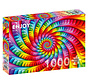 Enjoy Psychedelic Rainbow Spiral Puzzle 1000pcs