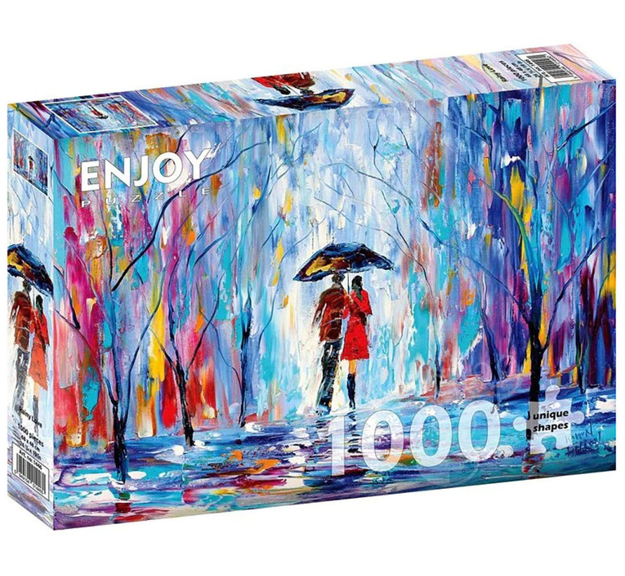 Enjoy Rainy Love Puzzle 1000pcs