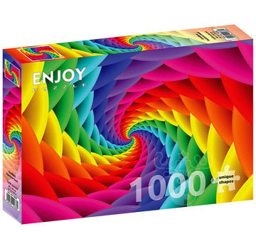 ENJOY Puzzle Enjoy Gradient Rainbow Swirl Puzzle 1000pcs