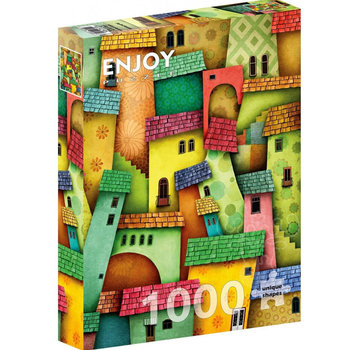 ENJOY Puzzle Enjoy Joyful Houses Puzzle 1000pcs