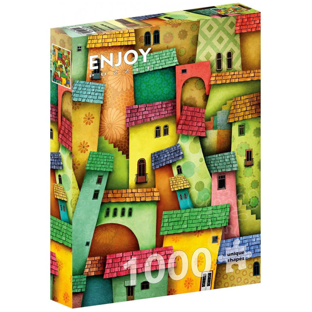 Enjoy Joyful Houses Puzzle 1000pcs Puzzles Canada