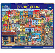 White Mountain White Mountain Seaside Village Puzzle 500pcs