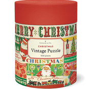 Cavallini Cavallini Vintage: Christmas Puzzle 500pcs