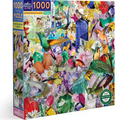 EeBoo FINAL SALE eeBoo Hummingbirds and Gems Puzzle 1000pcs