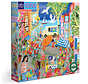 eeBoo Marketplace in France Puzzle 1000pcs