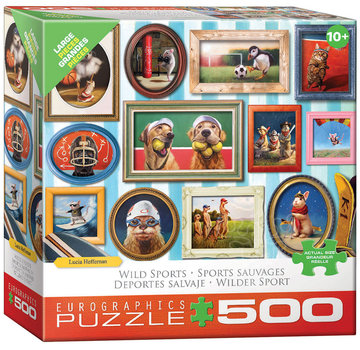 Eurographics Eurographics Heffernan: World of Sports Large Pieces Family Puzzle 500pcs