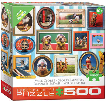 Eurographics Eurographics World of Sports Large Pieces Family Puzzle 500pcs