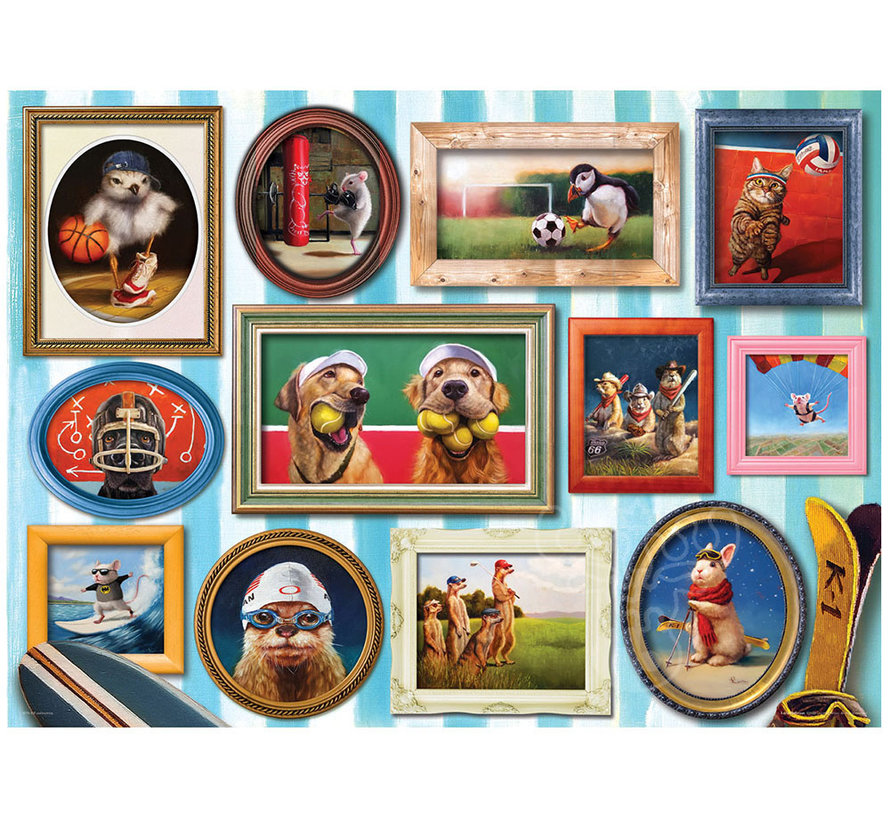 Eurographics Heffernan: World of Sports Large Pieces Family Puzzle 500pcs