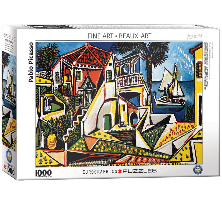 Eurographics Fine Art Picasso: Mediterranean Landscape Puzzle 1000pcs