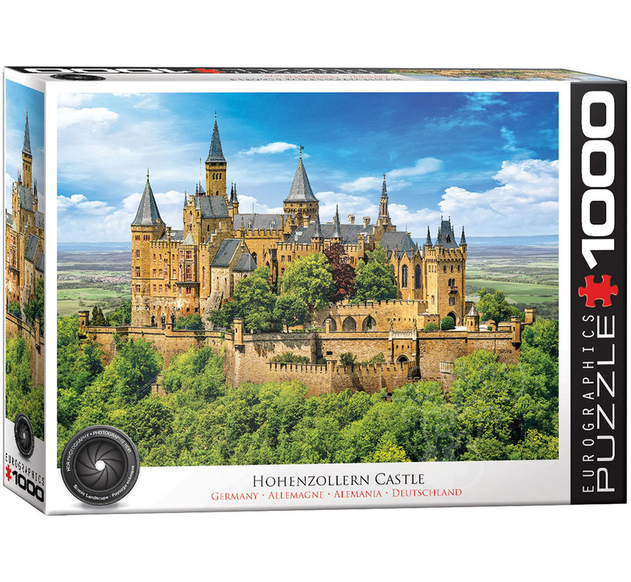 Eurographics HDR Photography: Hohenzollern Castle, Germany Puzzle 1000pcs