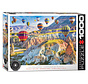 Eurographics HDR Photography: Air Balloons Over Cappadocia, Turkey Puzzle 1000pcs