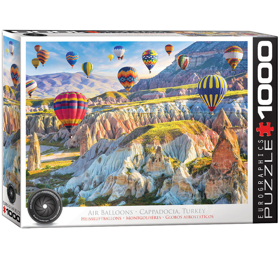 Eurographics Photography HDR: Air Balloons Over Cappadocia, Turkey Puzzle 1000pcs