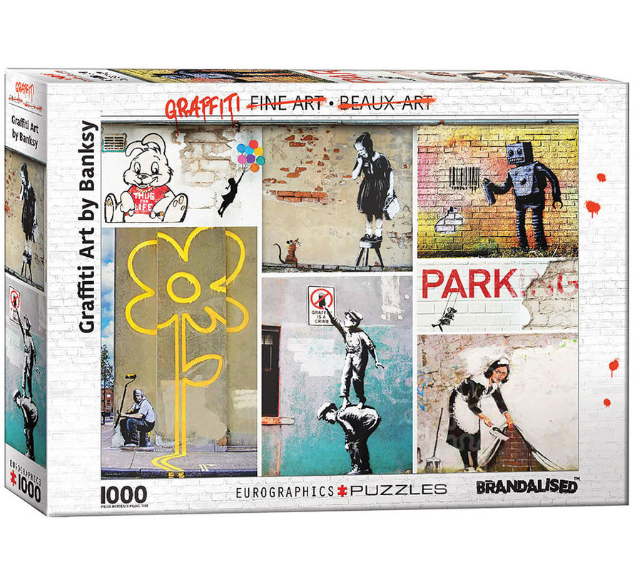Eurographics Fine Art Graffiti Street Art by Banksy Puzzle 1000pcs