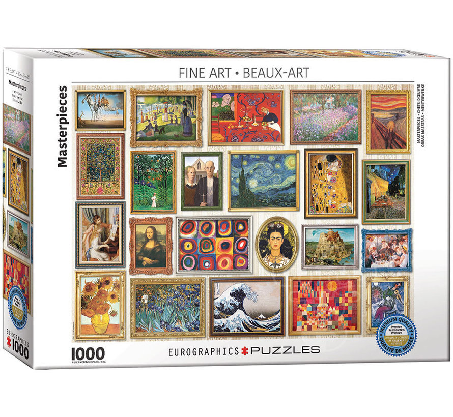 Eurographics Fine Art Masterpiece Collage Puzzle 1000pcs