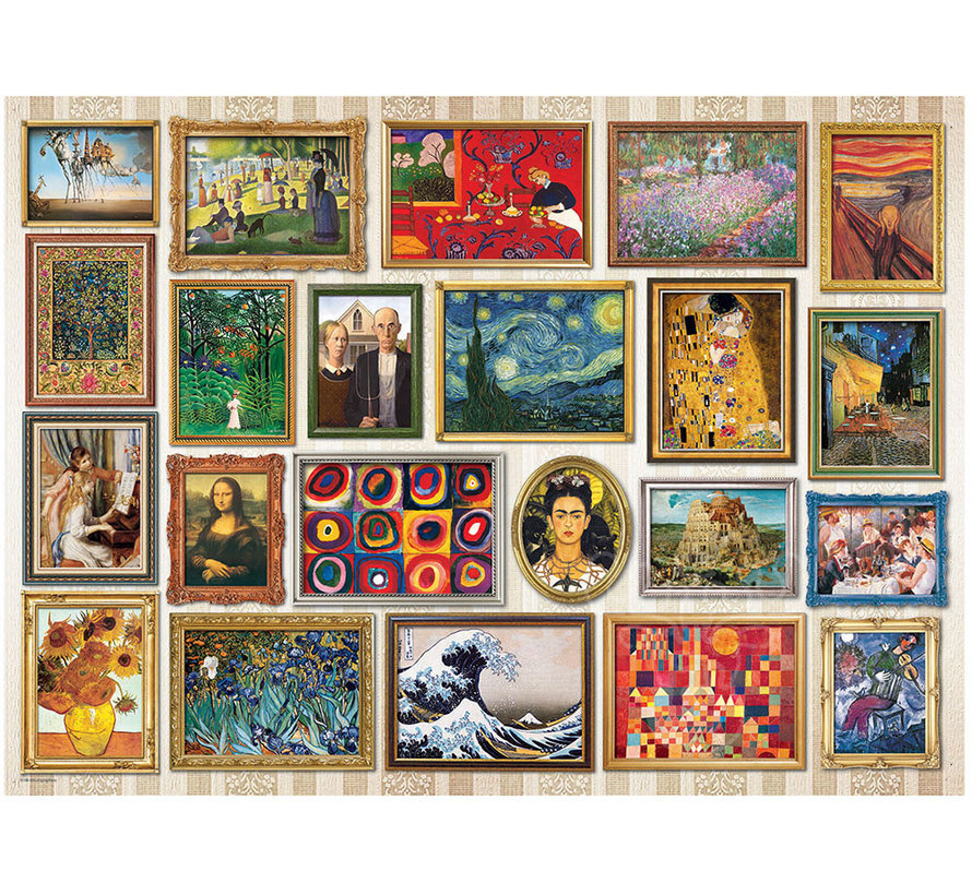 Eurographics Masterpiece Collage Puzzle 1000pcs