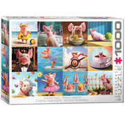 Eurographics Eurographics Artist Label Heffernan: Funny Pigs Puzzle 1000pcs