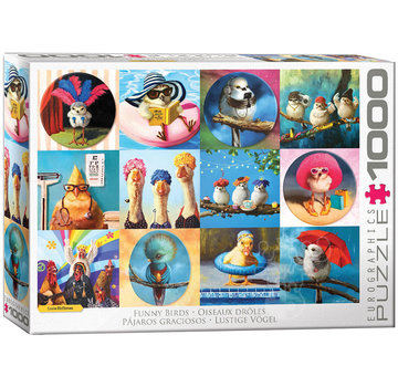 Eurographics Eurographics Artist Label Heffernan: Funny Birds Puzzle 1000pcs