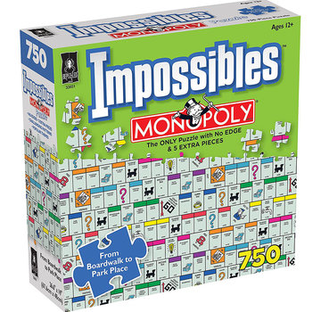 University Games BePuzzled Impossibles Monopoly Puzzle 750pcs