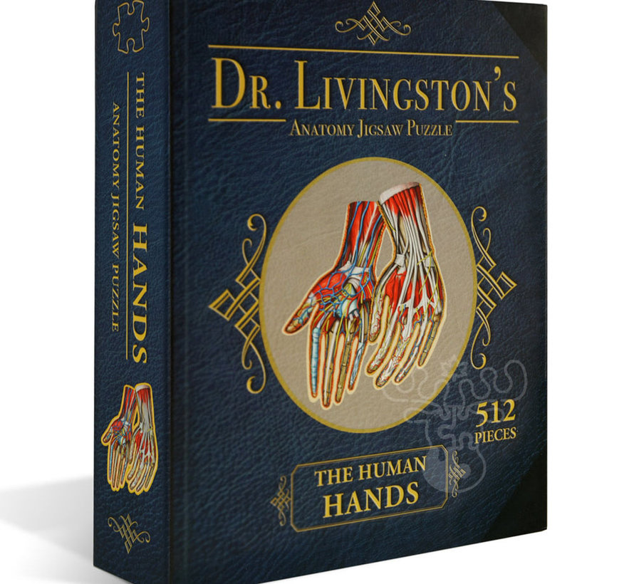 Dr. Livingston's Anatomy: The Human Hands Puzzle 512pcs