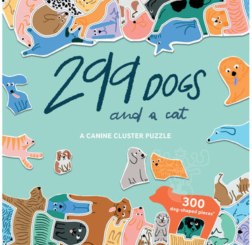Laurence King Publishing Laurence King 299 Dogs (and a cat) Puzzle 300pcs