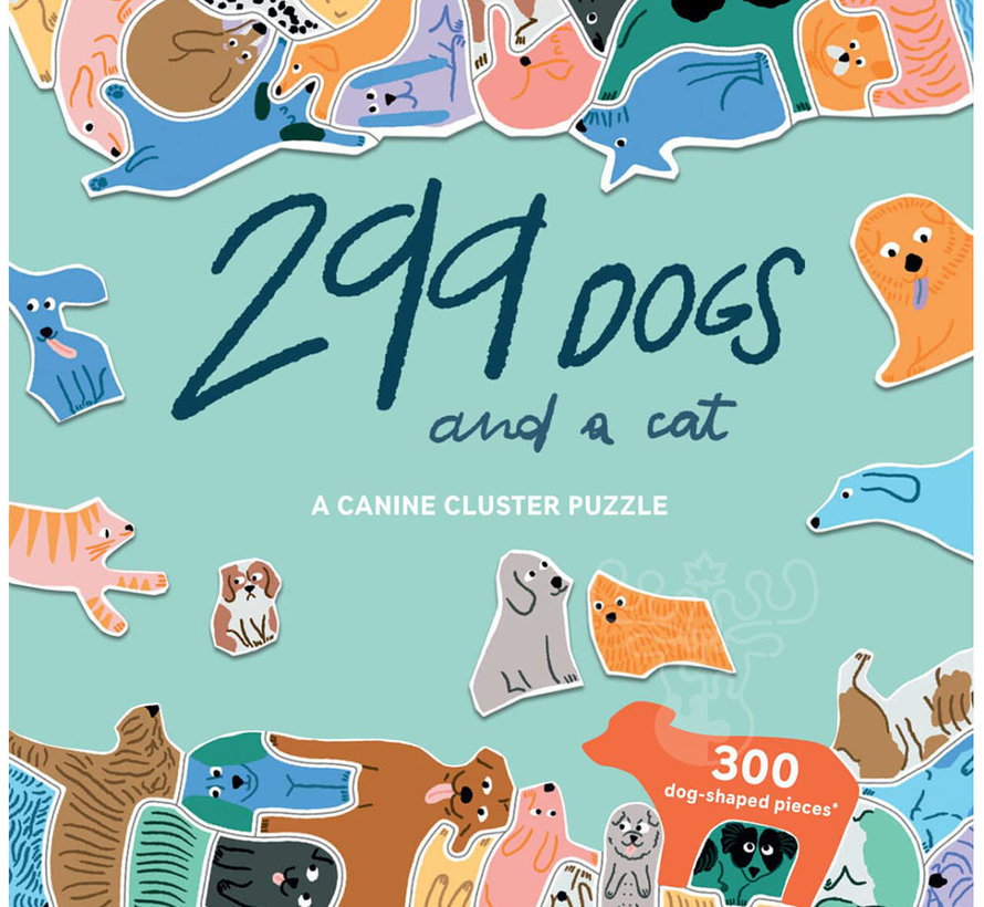 Laurence King 299 Dogs (and a cat) Puzzle 300pcs