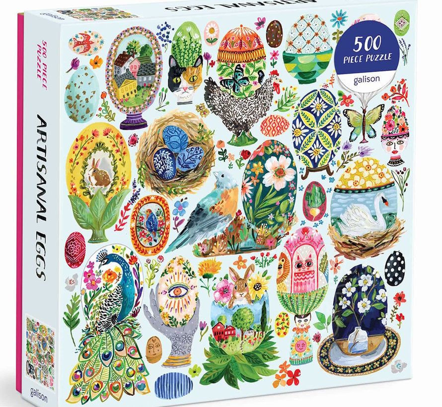 Galison Artisanal Eggs Puzzle 500pcs