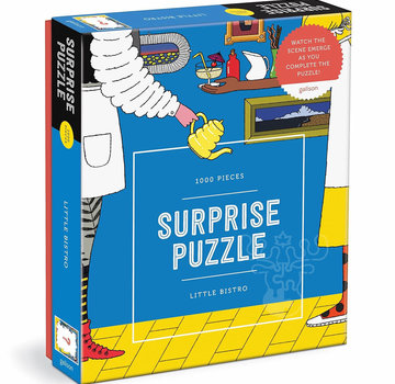 Galison Galison Little Bistro Surprise Puzzle 1000pcs