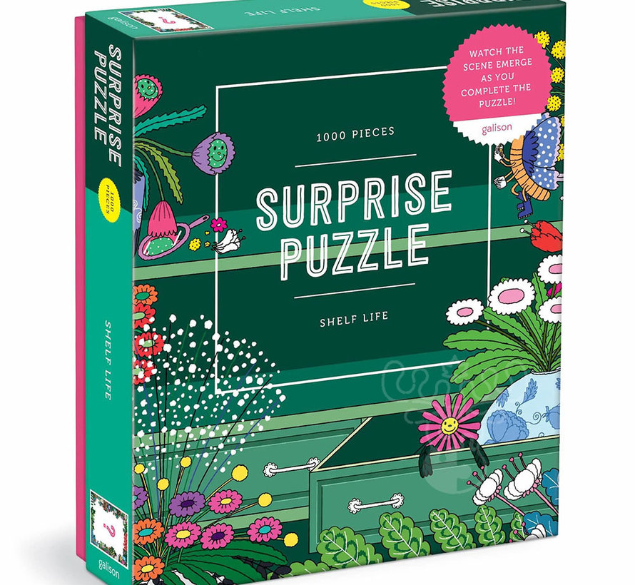 Galison Shelf Life Surprise Puzzle 1000pcs
