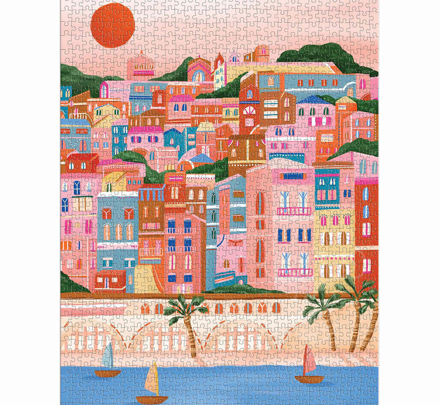 Galison Colors of the French Riviera Puzzle 1000pcs