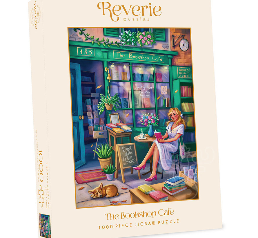 Reverie The Bookshop Cafe Puzzle 1000pcs