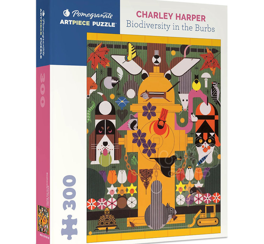 Pomegranate Harper, Charley: Biodiversity in the Burbs Puzzle 300pcs