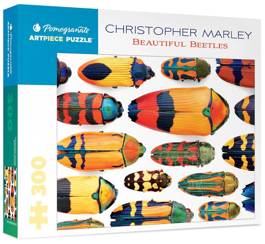 Pomegranate Marley, Christopher: Beautiful Beetles Puzzle 300pcs