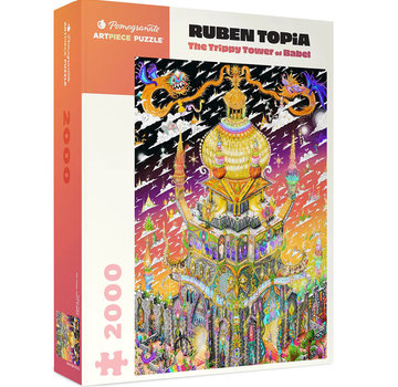 Pomegranate Pomegranate Topia, Ruben: The Trippy Tower of Babel Puzzle 2000pcs