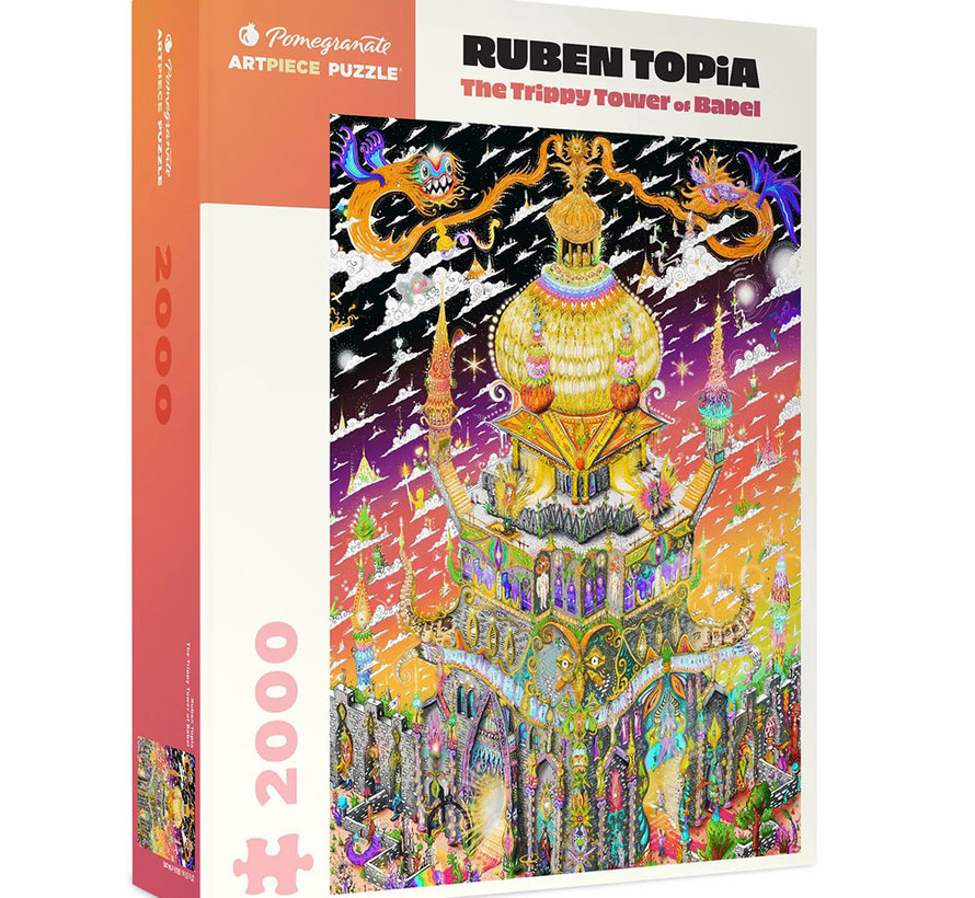 Pomegranate Topia, Ruben: The Trippy Tower of Babel Puzzle 2000pcs