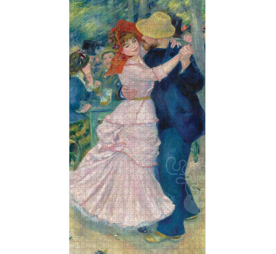 Pomegranate Renoir, Pierre-Auguste: Dance at Bougival Puzzle 1000pcs